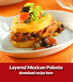 Layered Mexican Polenta